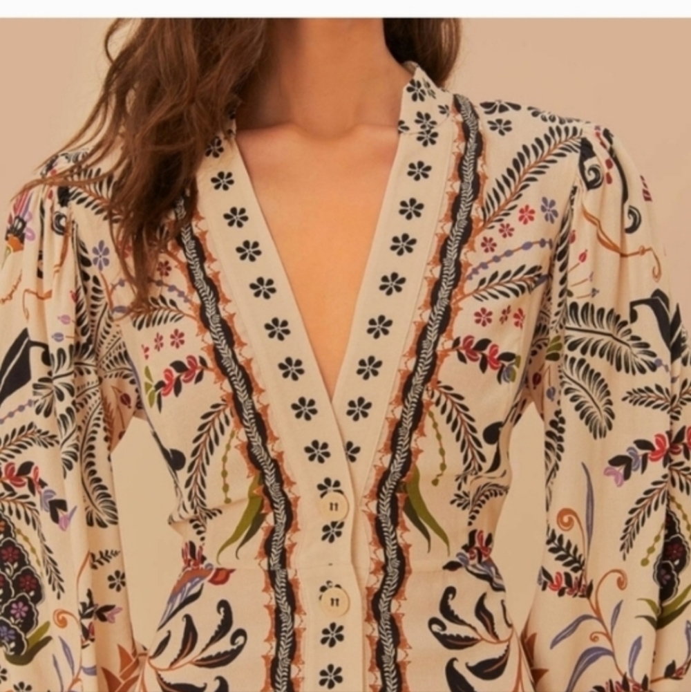 Farm Rio Nature Sand Maxidress - Picture 3 of 6